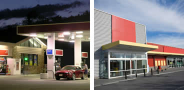 Commercial Buildings petrol station shops pubs clubs
